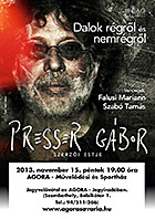 Presser G�bor koncertje Szombathelyen, 2013.&nbsp;november&nbsp;15‑�n